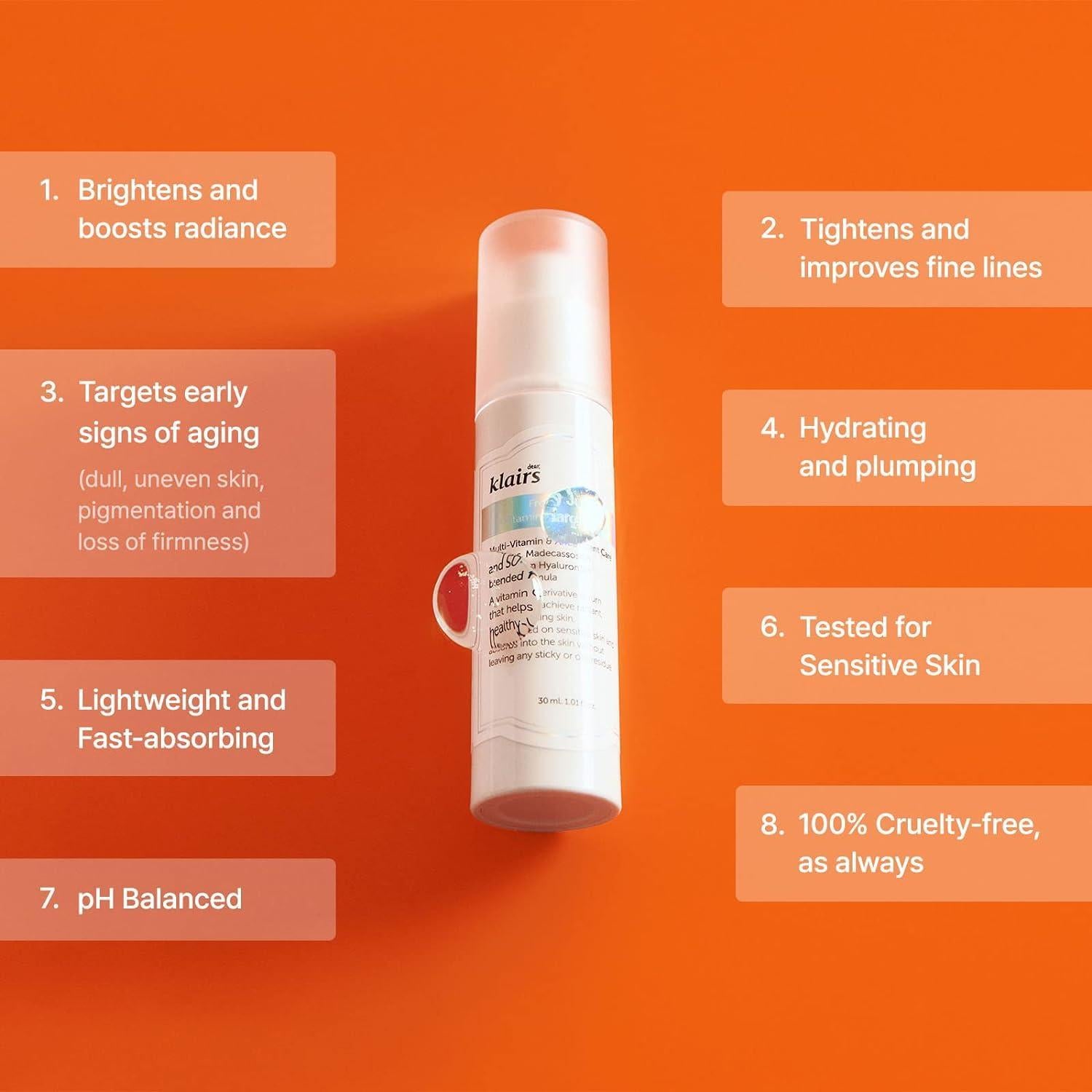 [Dear Klairs] Freshly Juiced Vitamin Charging Serum 30ml