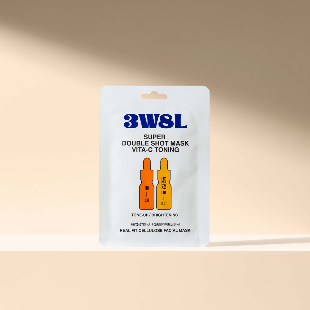 [3W8L] Super Double Shot Mask VitaC Toning 27ml
