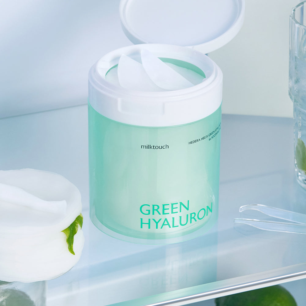 [milktouch] Hedera Helix Green Hyaluron 6sec Soothing Pad 60pcs