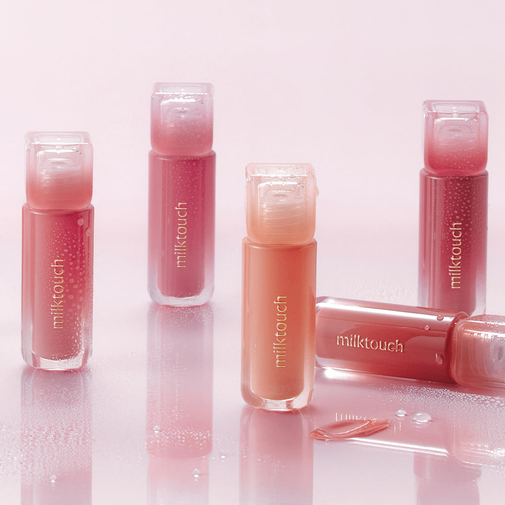 [milktouch] Dew Stain Sheer Lip Gloss 03 Peony Rain 4g