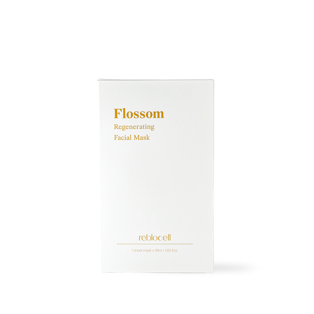 [Reblocell] Flossom Regenerating Facial Mask EGF 1ppm 1 Sheet