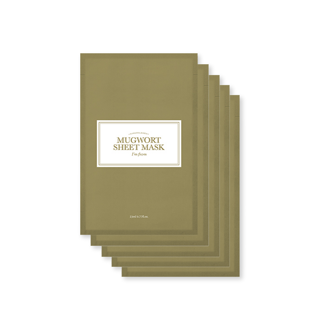 [ImFrom] Mugwort Sheet Mask 23ml (5ea)