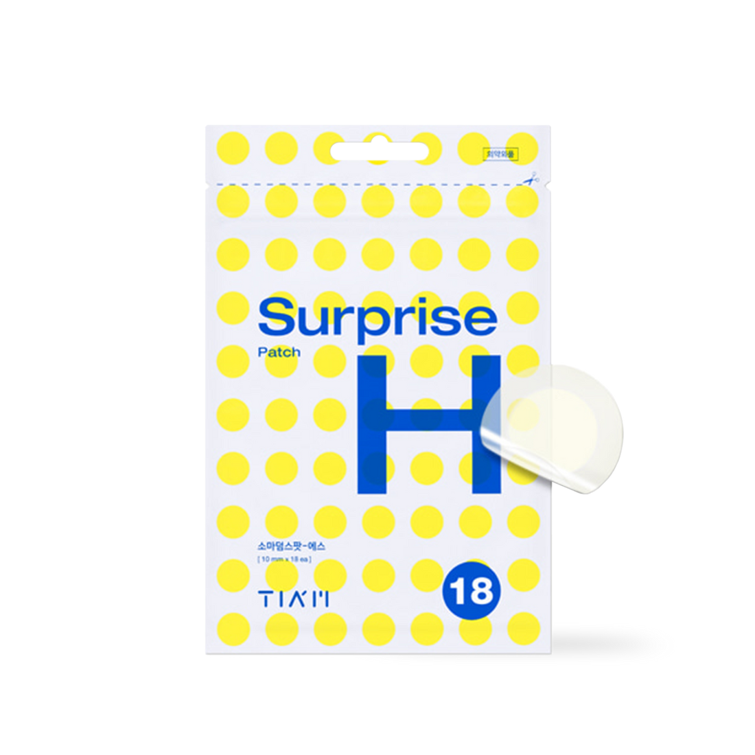 [TIAM] Surprise H Patch (18 Count, Pack of 1)