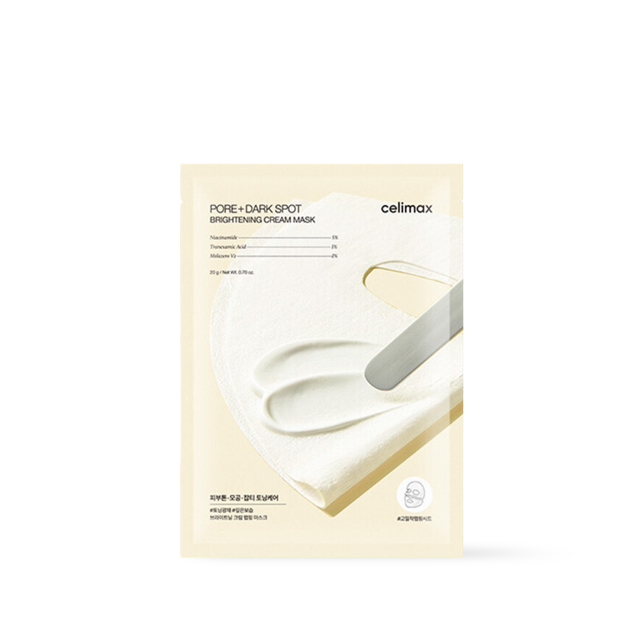 [celimax] PORE+DARK SPOT BRIGHTENING CREAM MASK 4ea