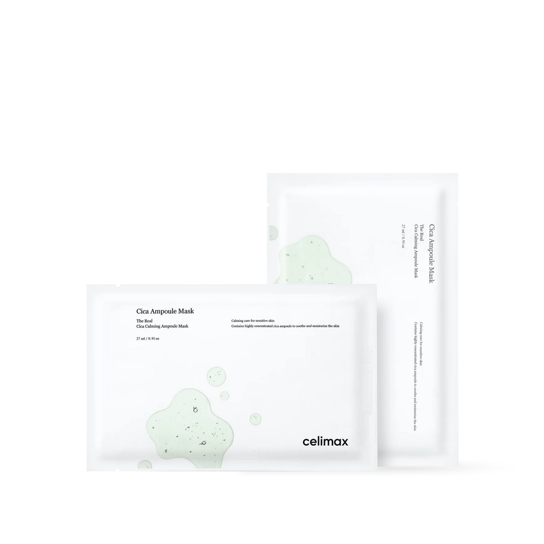[celimax] The Real Cica Calming Ampoule Mask- 2 Size