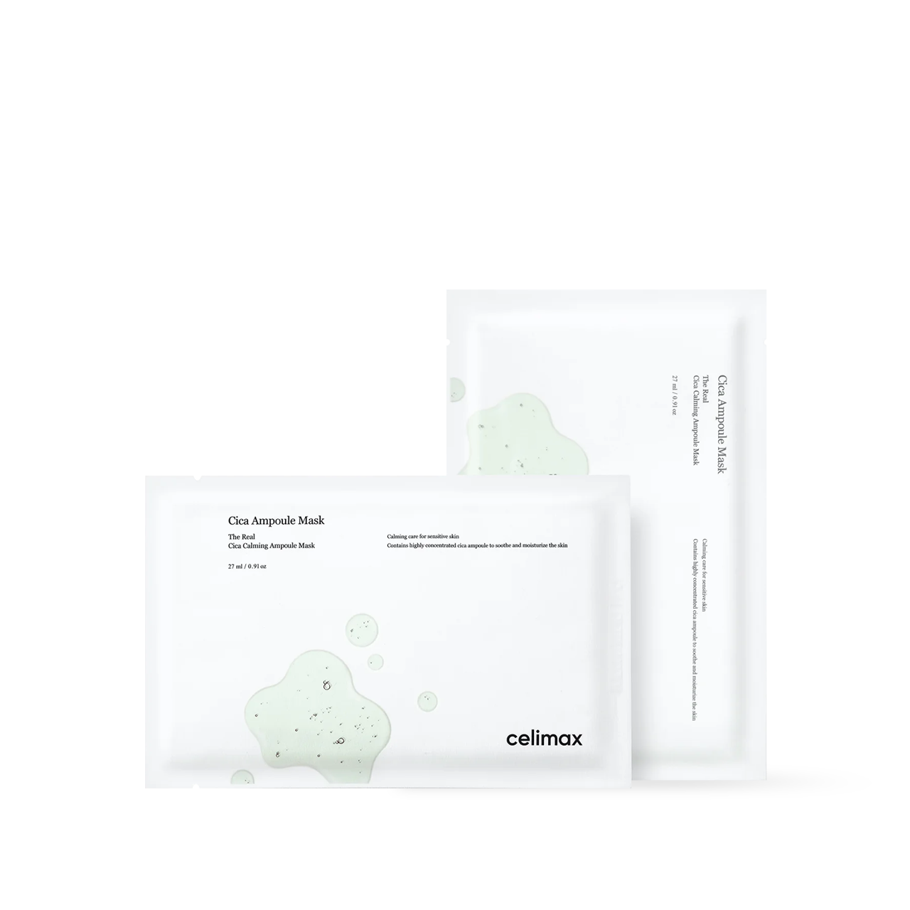 [celimax] The Real Cica Calming Ampoule Mask- 2 Size