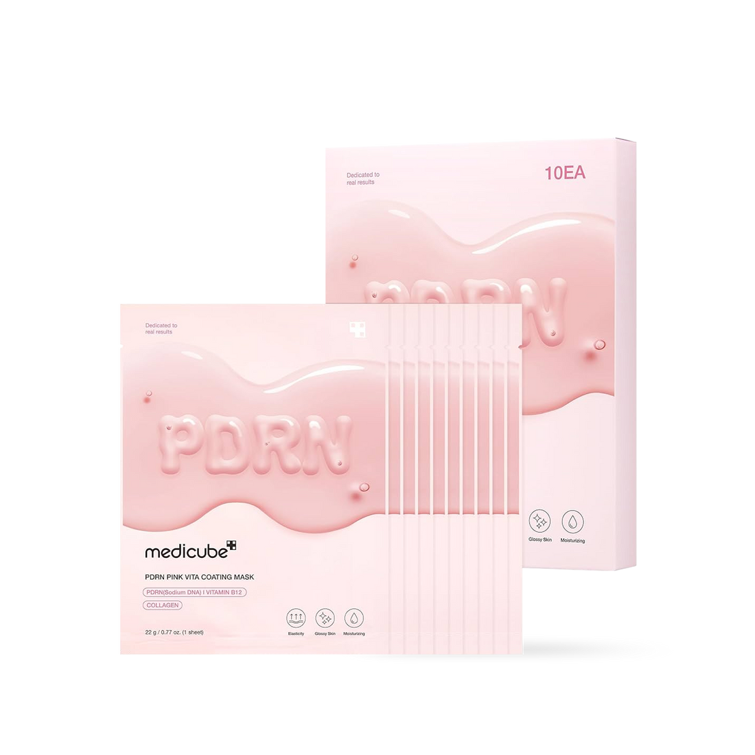 [Medicube] PDRN Pink Vita coating Mask 10EA