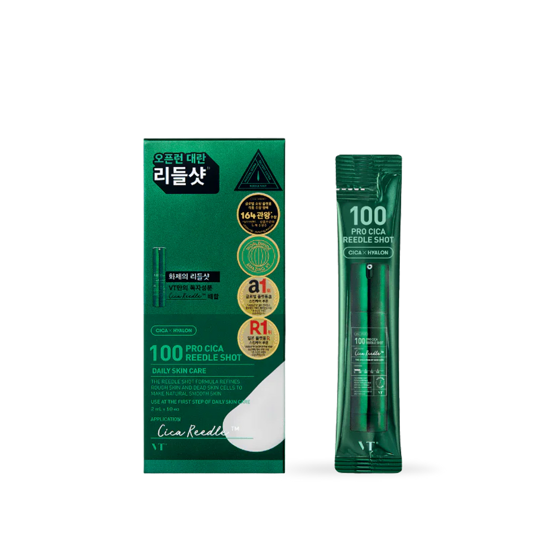 [VT Cosmetics] 100 PRO CICA Reedle shot 10ea
