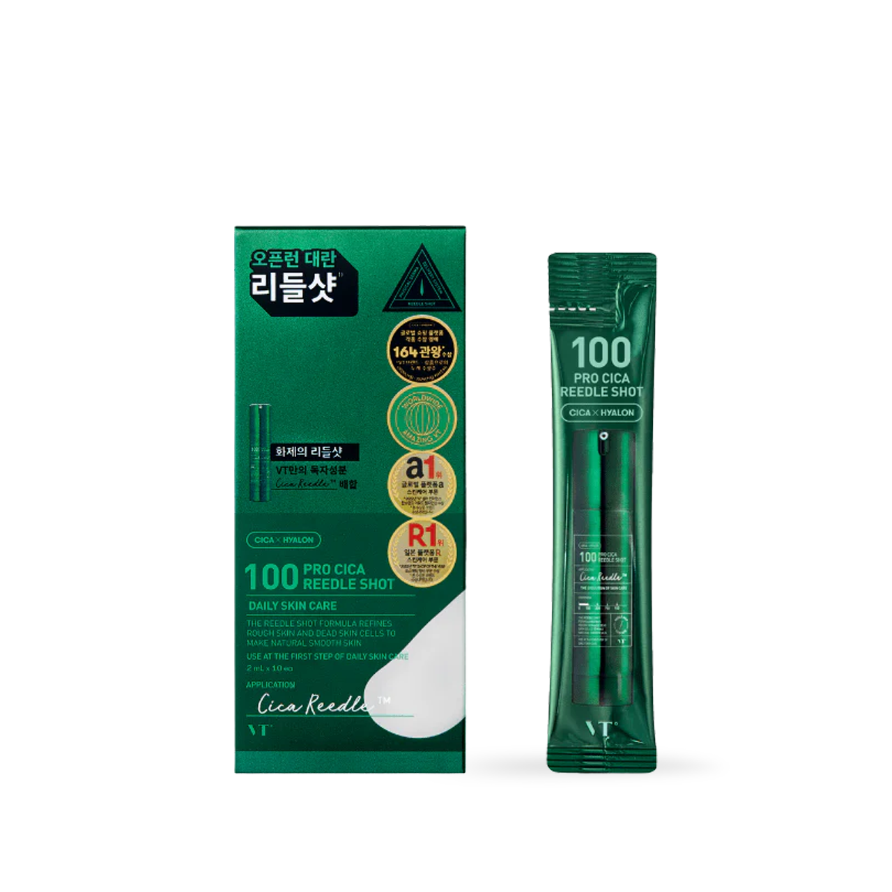 [VT Cosmetics] 100 PRO CICA Reedle shot 10ea
