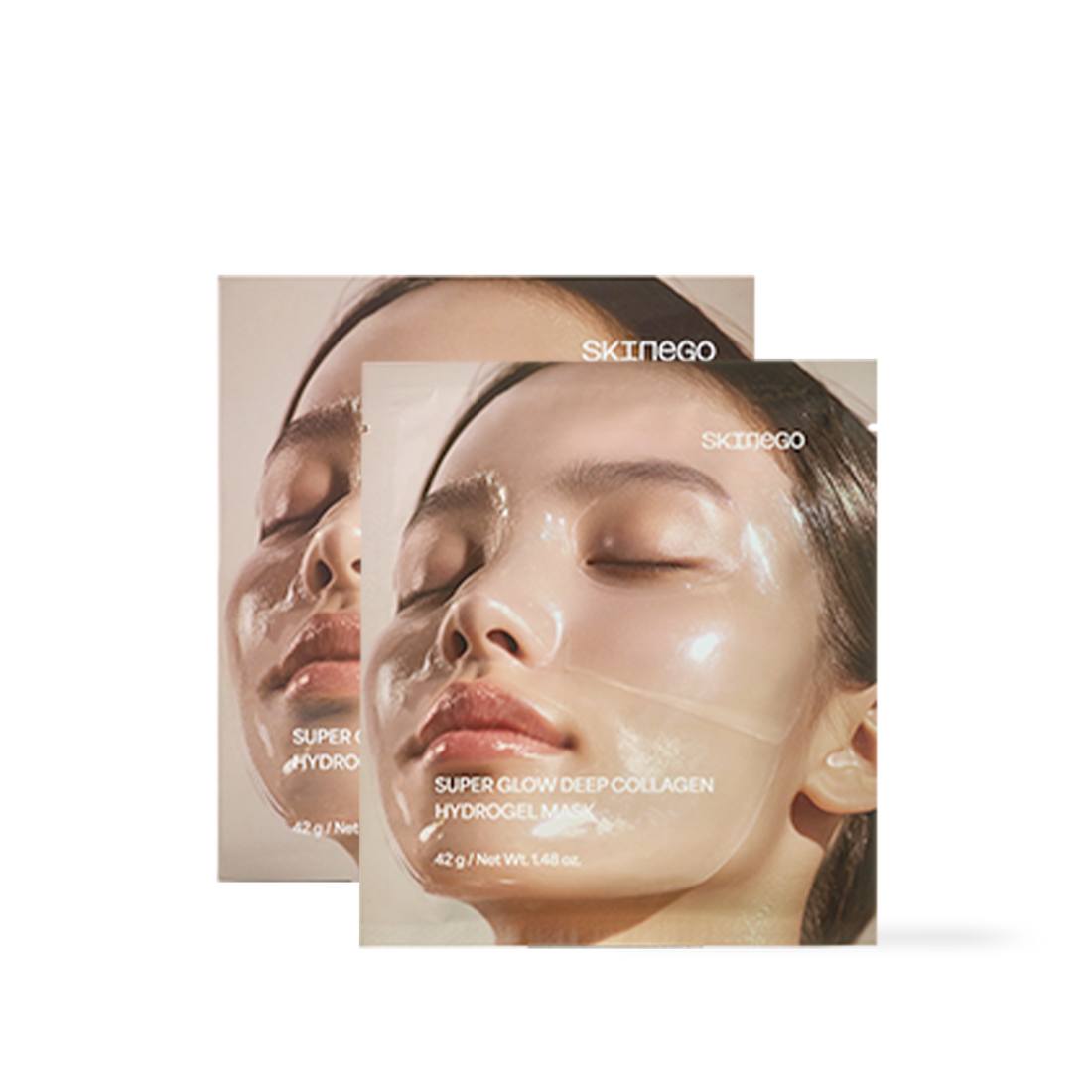 [Skinego] Super Glow Deep Collagen Hydrogel Mask 8ea