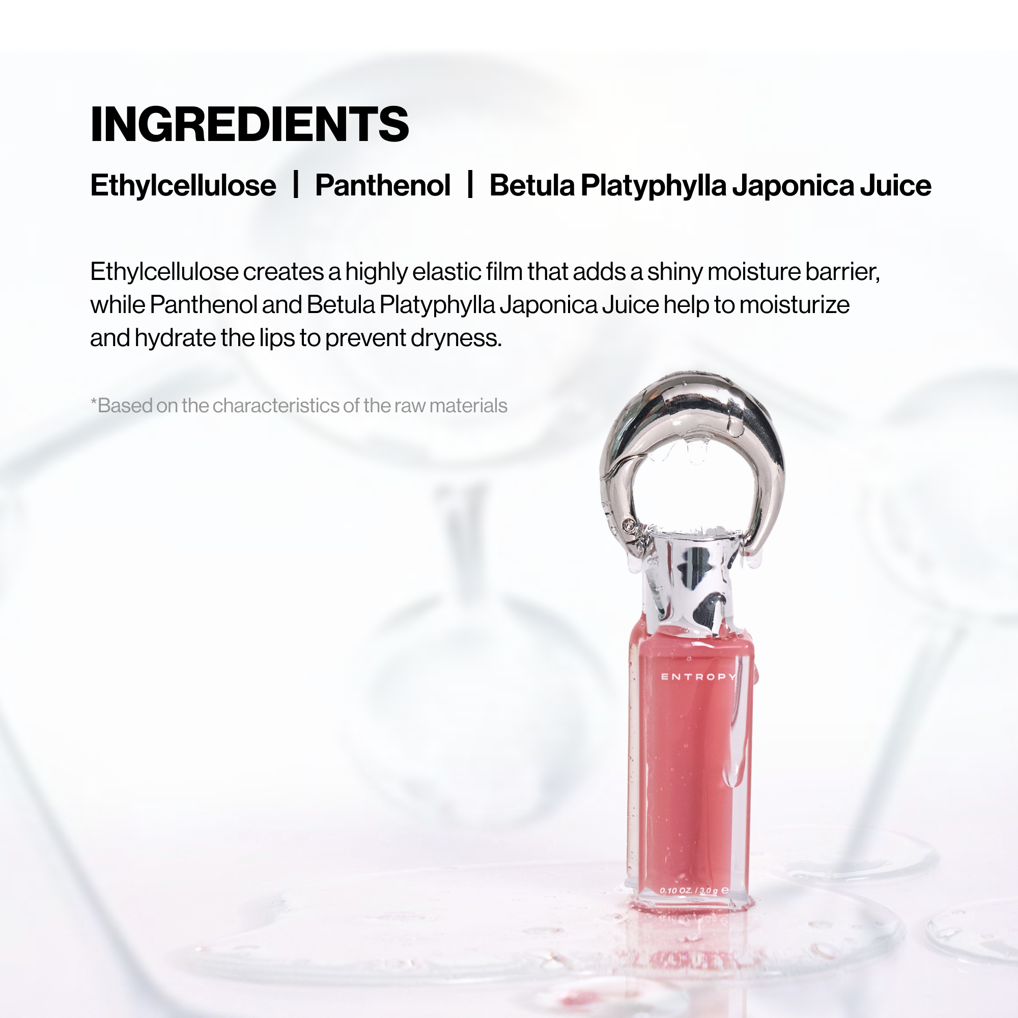 [ENTROPY] CHARM TINT Glossy Gel Line - 10 Colors