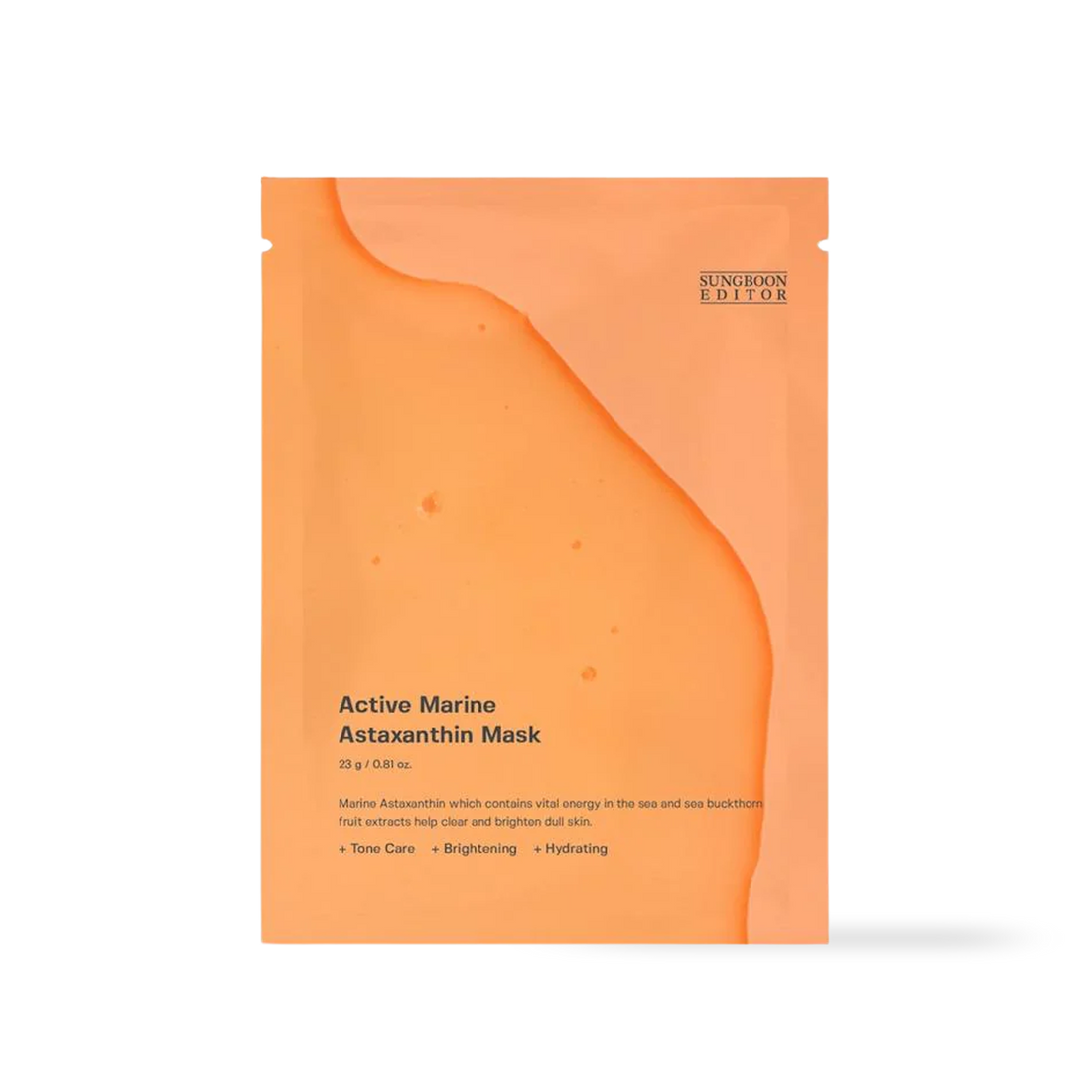 [SUNGBOON EDITOR] Active Marine Astaxanthin Mask 23ml*10ea