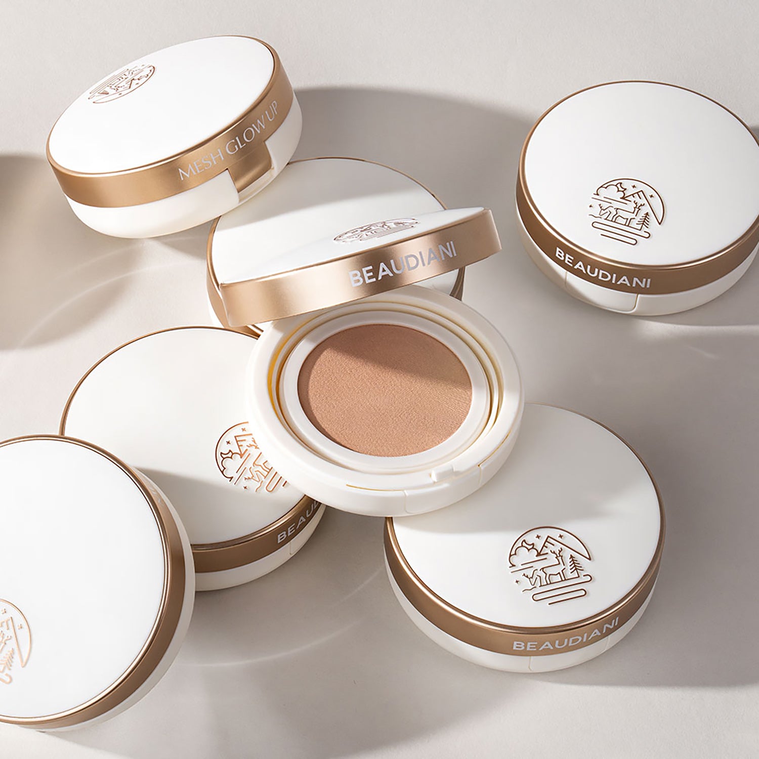 [Beaudiani] Mesh Glow Up Cushion 12g - 3 Colors