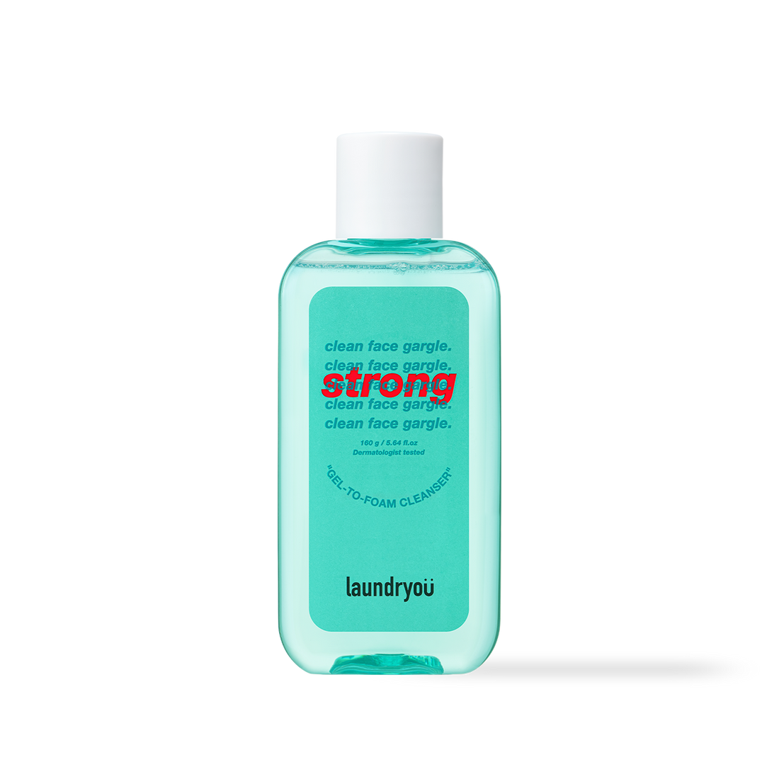 [Laundryou] Clean Face Gargle Gel-to-Foam Cleanser Strong 160g