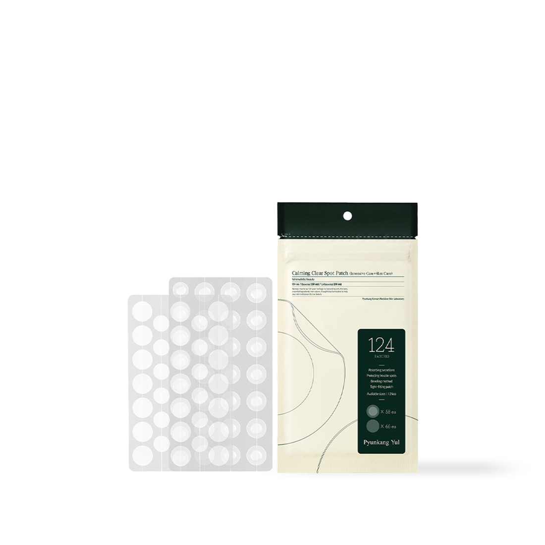 [PyunkangYul] Calming Clear Spot Patch (Intensive Care+Slim Care) 124ea