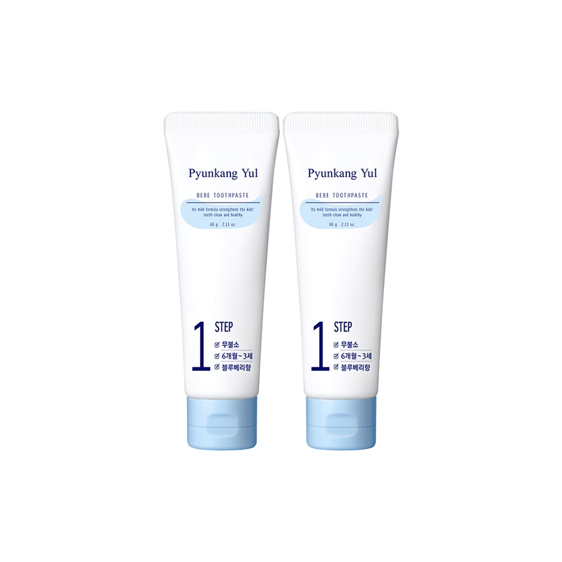 [PyunkangYul] Bebe Toothpaste (Blueberry) 60g*2