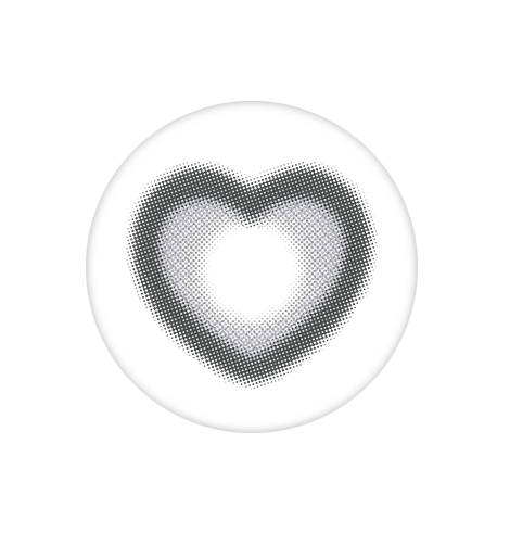 [cocoview] AXIAL FIXED Heart Ruri Gray 1month 0.00D 1ea/1Vial