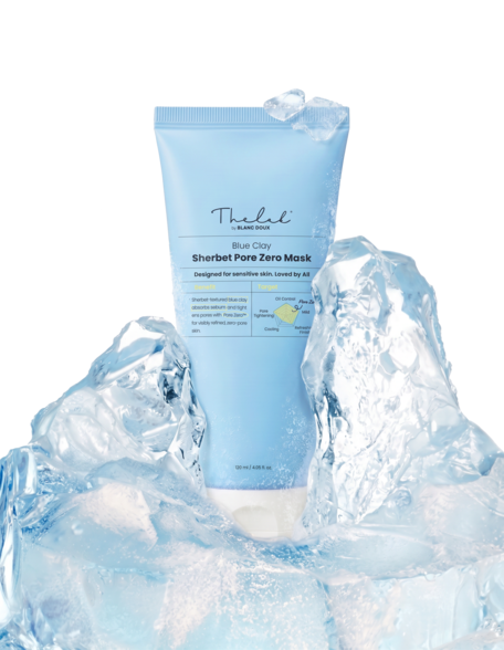 [THE LAB By BLANC DOUX] BlueClay Sherbet Pore Zero Mask 120ml