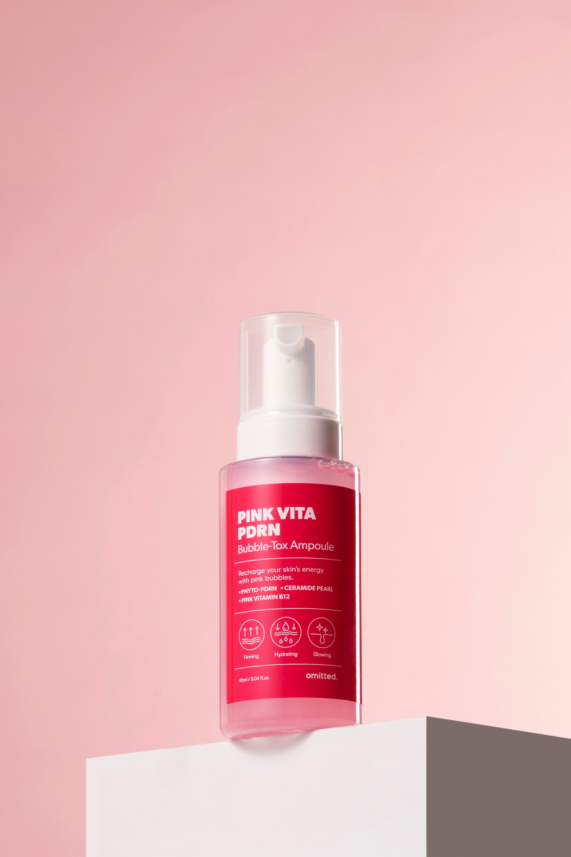 [Omitted] Pink Vita PDRN Bubble-Tox Ampoule 90ml