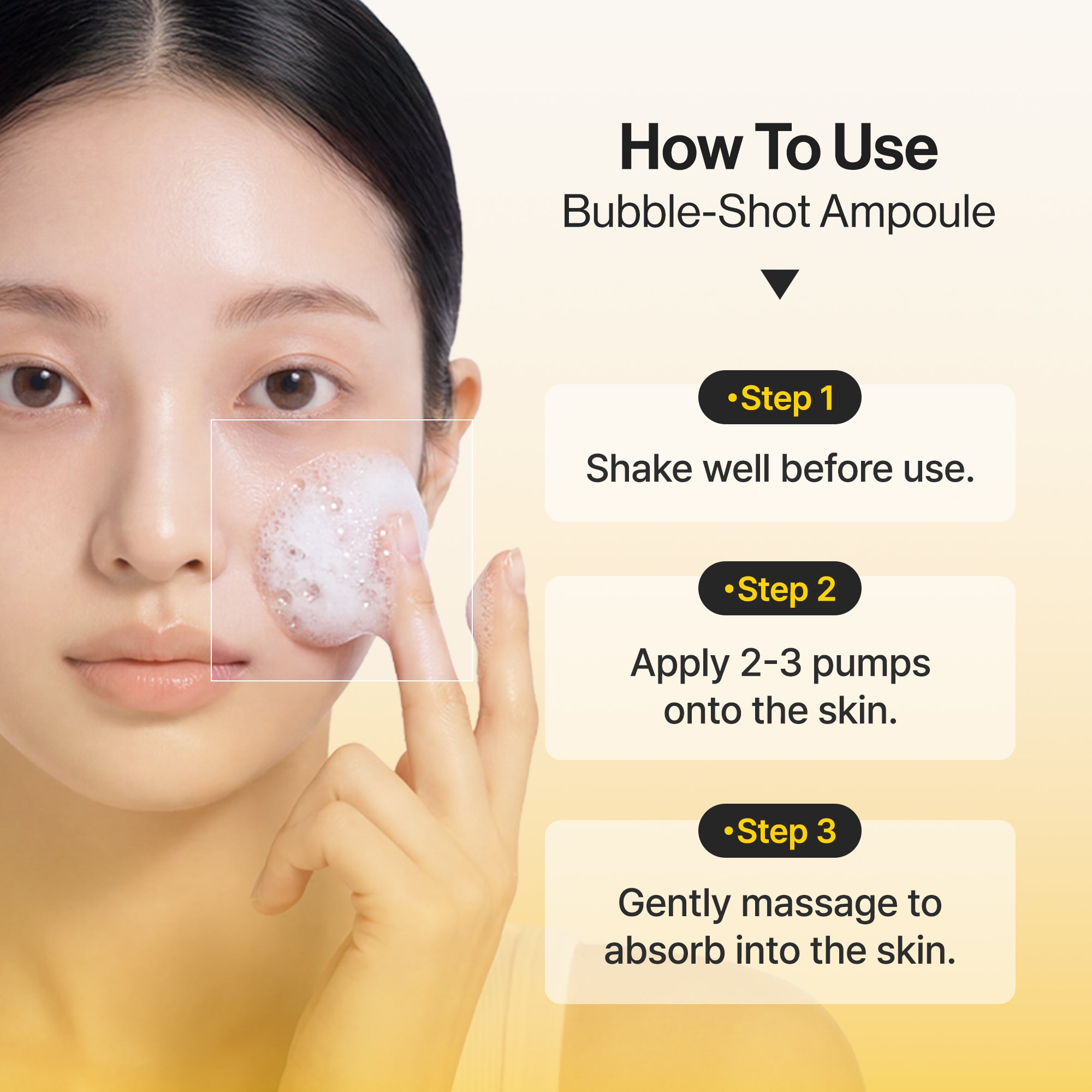 [Omitted] Vita C Niacinamide 5% Bubble-Shot Ampoule 90ml
