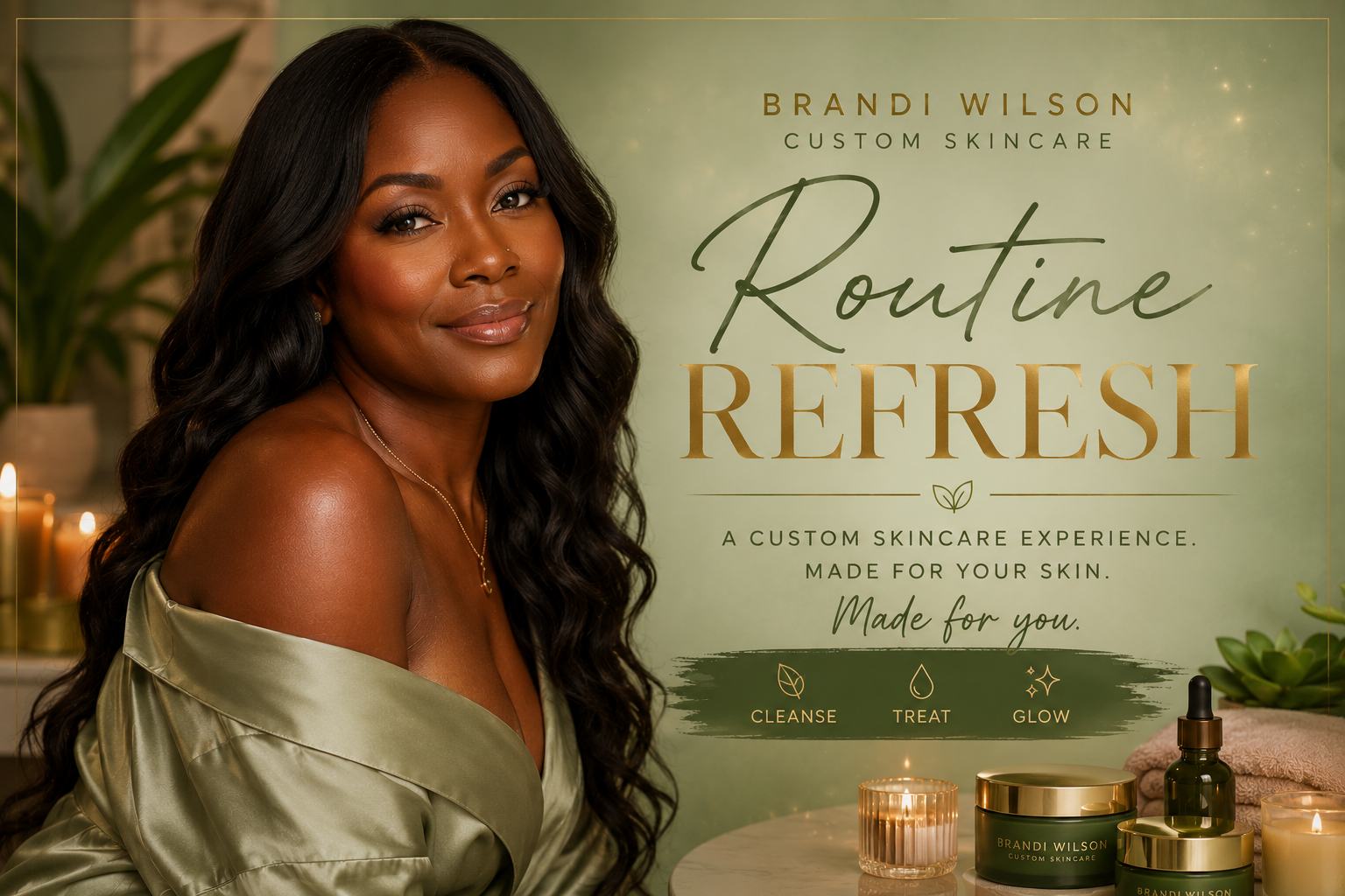BRANDI WILSON CUSTOM SKINCARE  ROUTINE REFRESH
