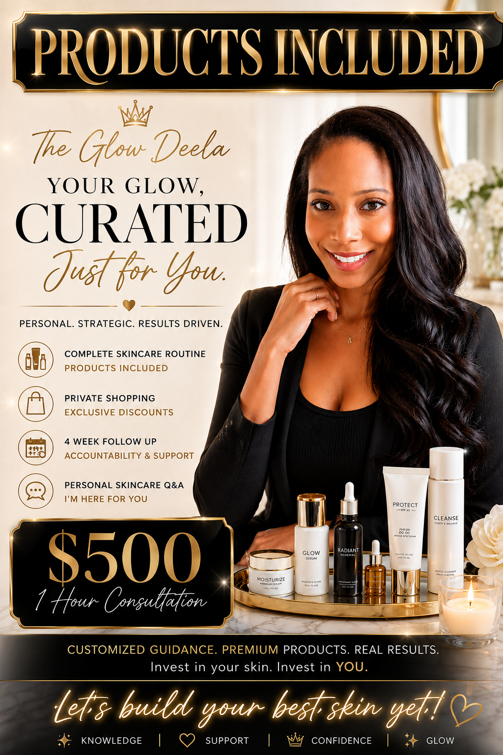 The Glow Dealer Luxury Skin Experience with Live Consultation